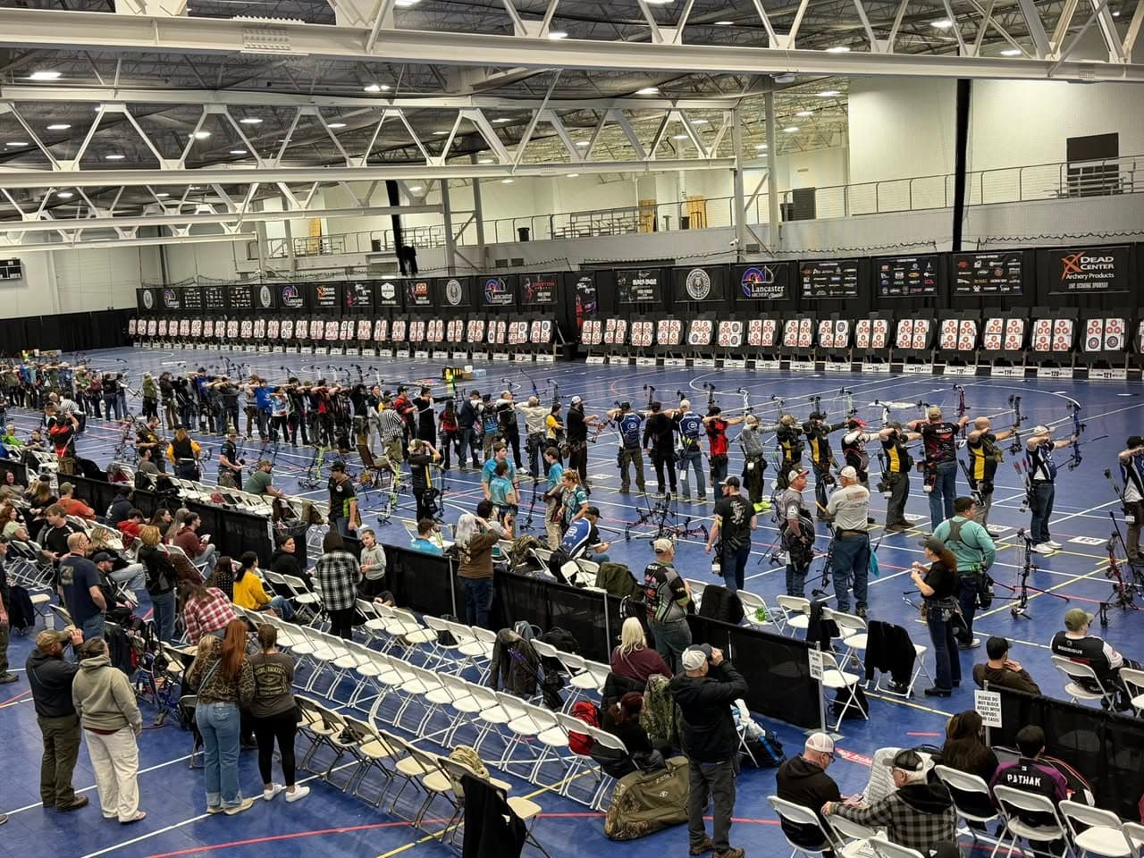 Archery student practicing at the academy